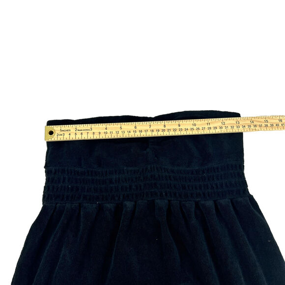 bebe Dress Swimwear Cover XS Black Ruffles Circle B Sleeveless Mini Y2k - Picture 7 of 11